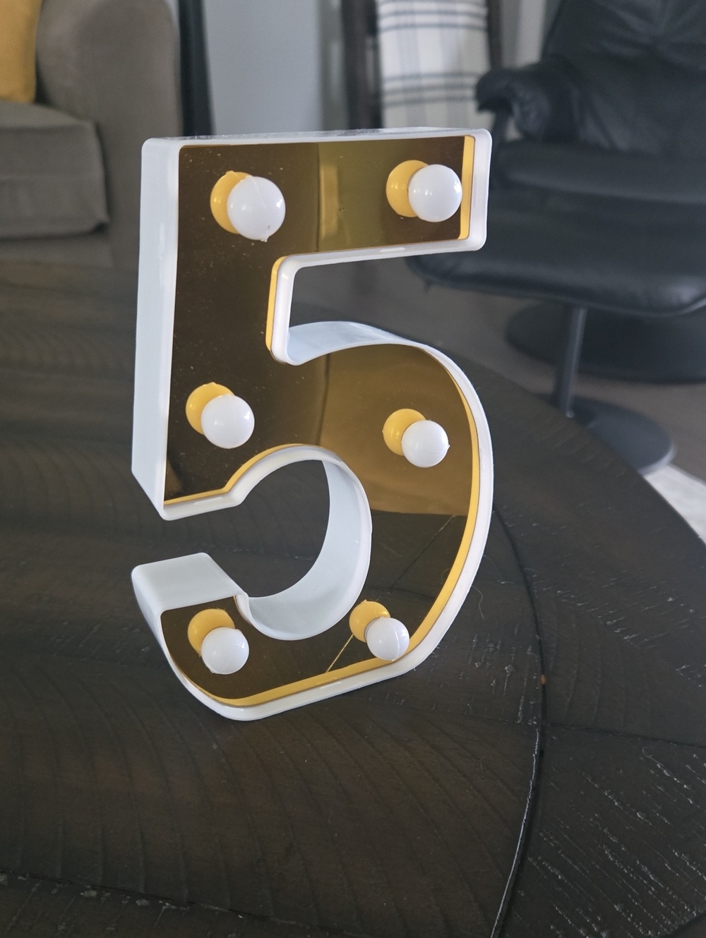 Illuminated Mirror Number 5